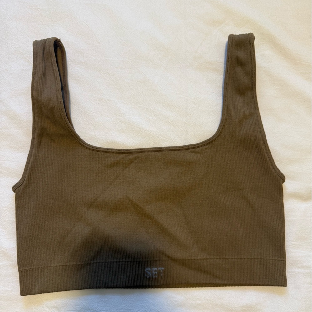 SET Active Brown Tank Top